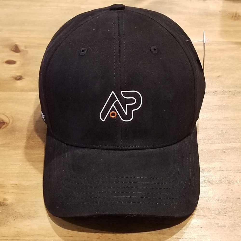 Ascentials Pro Hat Black AP Logo Black One Size Adjustable